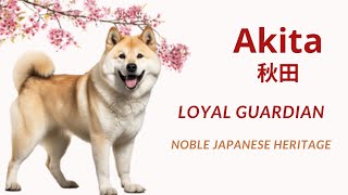 Akita I Discover the Akita A Proud Loyal Guardian with a Rich Japanese Heritage [upl. by Lucienne]