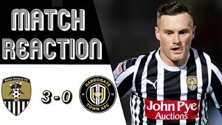 MATCH REACTION  Notts County 3  0 Harrogate Town [upl. by Hahn]