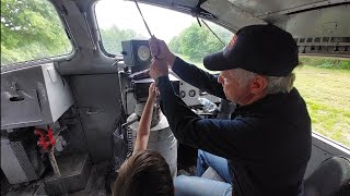 Cab Ride Southern 6133 an EMD FP7 at North Carolina Transportation Museum [upl. by Rother596]