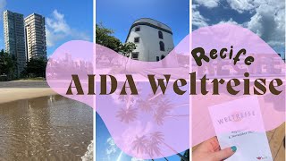 AIDA Weltreise 202324  Äquatortaufe und Recife Brasilien 🌴  VLOG 005 [upl. by Holman]