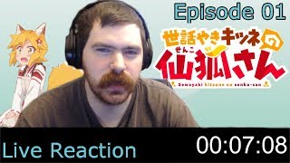 ReactionCommentary Sewayaki Kitsune no Senkosan Episode 1 [upl. by Niamert]