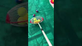 QuickPick The Fastest Way to Collect Tennis Balls games smallball sportsequipment makingplays [upl. by Bidget]