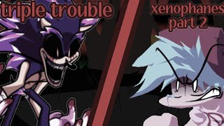 triple trouble fnf  xenophanes part  vocals only [upl. by Crissie]