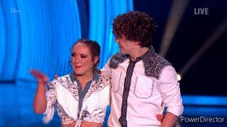 Amy Tinkler and Joe Johnson skating in Dancing on Ice Dance Week 7221 [upl. by Vernita2]