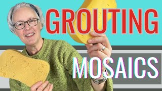 HOW TO GROUT A MOSAIC  A step by step guide to grouting mosaics [upl. by Ajan]