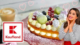 Motivtorte  Herzkuchen zum Valentinstag backen  Kaufland [upl. by Rhu]