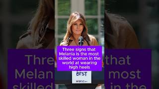 Three signs that Melania is the most skilled woman in the world at wearing high heels 2 celebrity [upl. by Akenal512]