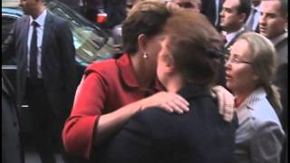 Dilma se emociona ao visitar Gábrovo cidade natal do pai Pedro Rousseff [upl. by Airretnahs]