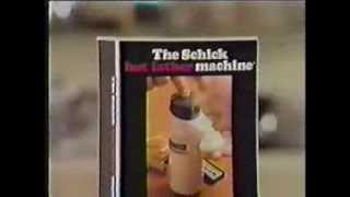 70s Ads Schick Hot Lather Machine [upl. by Ilana895]