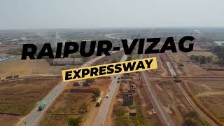 RaipurVisakhapatnam Expressway Package1 Update CG01 Kurud  Abhanpur [upl. by Eelsha]