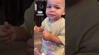 Toddler tries Sprite for the first time 😂🍋 🎥 ‌cziccardiellis via Collab [upl. by Chiles]