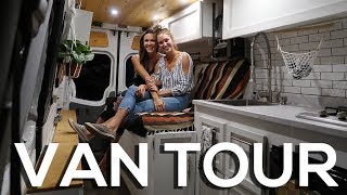 VAN LIFE TOUR  Eamon and Bec  Toronto Entrepreneurs Living in DIY Sprinter Van [upl. by Aicirtam]