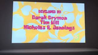 SpongeBob SquarePants Ending credits with described video [upl. by Orella]