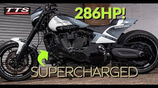 Fastest HarleyDavidson TTS Supercharged FXDR with 286hp [upl. by Mandal]