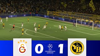 GalatasarayYoung Boys 01  UEFA Şampiyonlar Ligi Playoffları 202425  Maçı Özeti [upl. by Aneles]