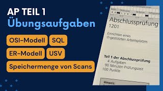 AP Teil 1 Technische Übungsaufgaben  Prüfungsvorbereitung [upl. by Wilen]