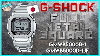 Full Metal Jacket  GShock Full Metal GMWB5000D1  GMWB5000D1JF Unbox amp Review [upl. by Ehctav]