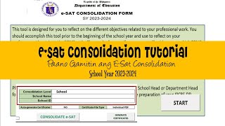 How to Consolidate ESat 20232024 [upl. by Niddala730]