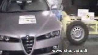 Alfa 159 crashtest [upl. by Farica19]