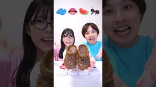 which one is best to eat shoe and watermelon  amazing short [upl. by Milde]