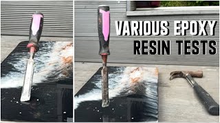 554 How to DAMAGE epoxy resin worktops [upl. by Falcone]