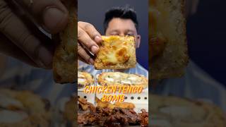 Best Naples Pizza 🍕 Chicken Tengo Bomb 🍗 🔥 eatingasmr mukbang [upl. by Anaihk860]