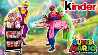 CACCIA ALLE UOVA KINDER Pasqua 2024 Con Super Mario [upl. by Raynah521]