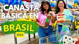 CUÁNTO CUESTA LA CANASTA BÁSICA EN BRASIL 2024 [upl. by Prady]