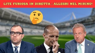 LA LITE FURIBONDA TRA TREVISANI  SABATINI E ZAZZARONI Allegri sotto accusa chi ha ragione [upl. by Menken61]