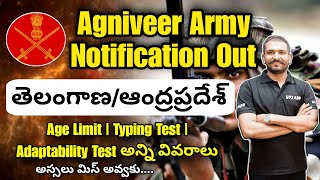 Agniveer Army Notification Full Details In Telugu  Army Notification Full Details In Telugu Army [upl. by Wade]