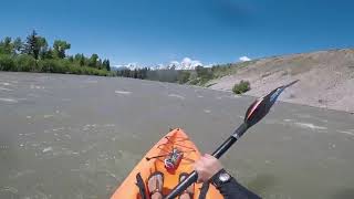 Deadman’s Bar to Moose Landing Kayaking High Water [upl. by Aidekal]