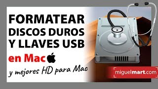 Cómo FORMATEAR un DISCO DURO o llave USB en Mac 2018 [upl. by Aihselef906]