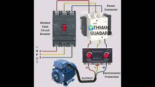 2024 تشغيل محرك كهربائي démarrage moteur asynchrone triphasé schema dinstallation moteur électrique [upl. by Etireugram]