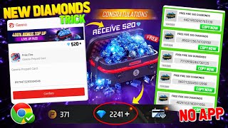 2 Best trick free diamond in free fire  how to get free diamond top up  Free Fire Diamond Website [upl. by Oba632]