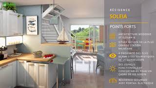 Résidence SOLEIA  25 appartements T2 T3 et T3 duplex  Le Gosier GUADELOUPE [upl. by Llerrit]