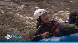 Making a splash White water tubing arrives in Scotland [upl. by Kenton]