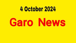 Garo News 4 October 2024  Garo AIR Shillong [upl. by Neelhsa]