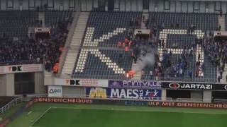 Supporters unrest after Gent  Genk [upl. by Aicilanna469]