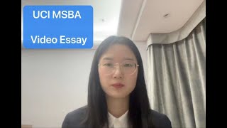 UCI MSBA Video Essay [upl. by Im]