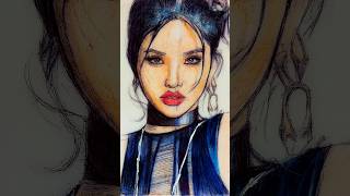 Draw GIDLE Jeon So Yeon oh my god kpop shortsfeed soyeon [upl. by Donald153]