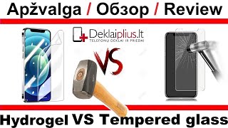 Hydrogel VS Tempered glass test [upl. by Eromle]