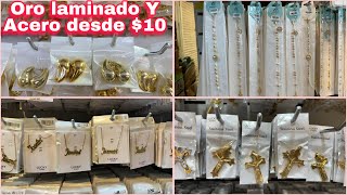 🤑 Joyería Oro laminado y Acero desde 10 centro cdmx [upl. by Glimp]