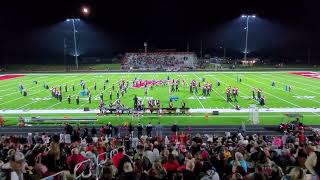 Halftime for the Streetsboro game Senior Night 101824 Probably the best show of the season [upl. by Krum974]