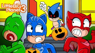 PJ Masks Halloween and Sonicexe Fun in LittleBigPlanet 3 [upl. by Oiralih]