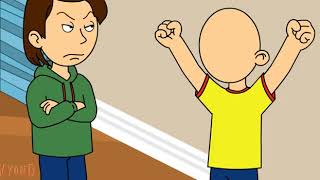 Caillou gets his face back by using GoAnimate logicungrounded [upl. by Ahseid900]