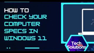 3 Ways to Check Your Computer Specs in Windows 11 [upl. by Yalcrab]