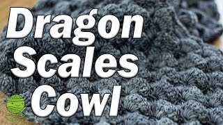 How to C2C this textured Dragon Scales Cowl [upl. by Dallman794]