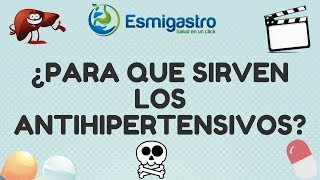 ¿Para que sirven los hipertensivos [upl. by Uzzi751]