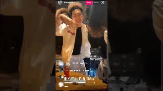 Tray B Fleeky Bang  도망가  Instagram Live [upl. by Hildegarde92]