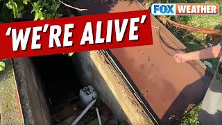 Were Alive Thank God Woman Recounts Surviving Barnsdall OK Tornado In Her Storm Cellar [upl. by Mutat144]